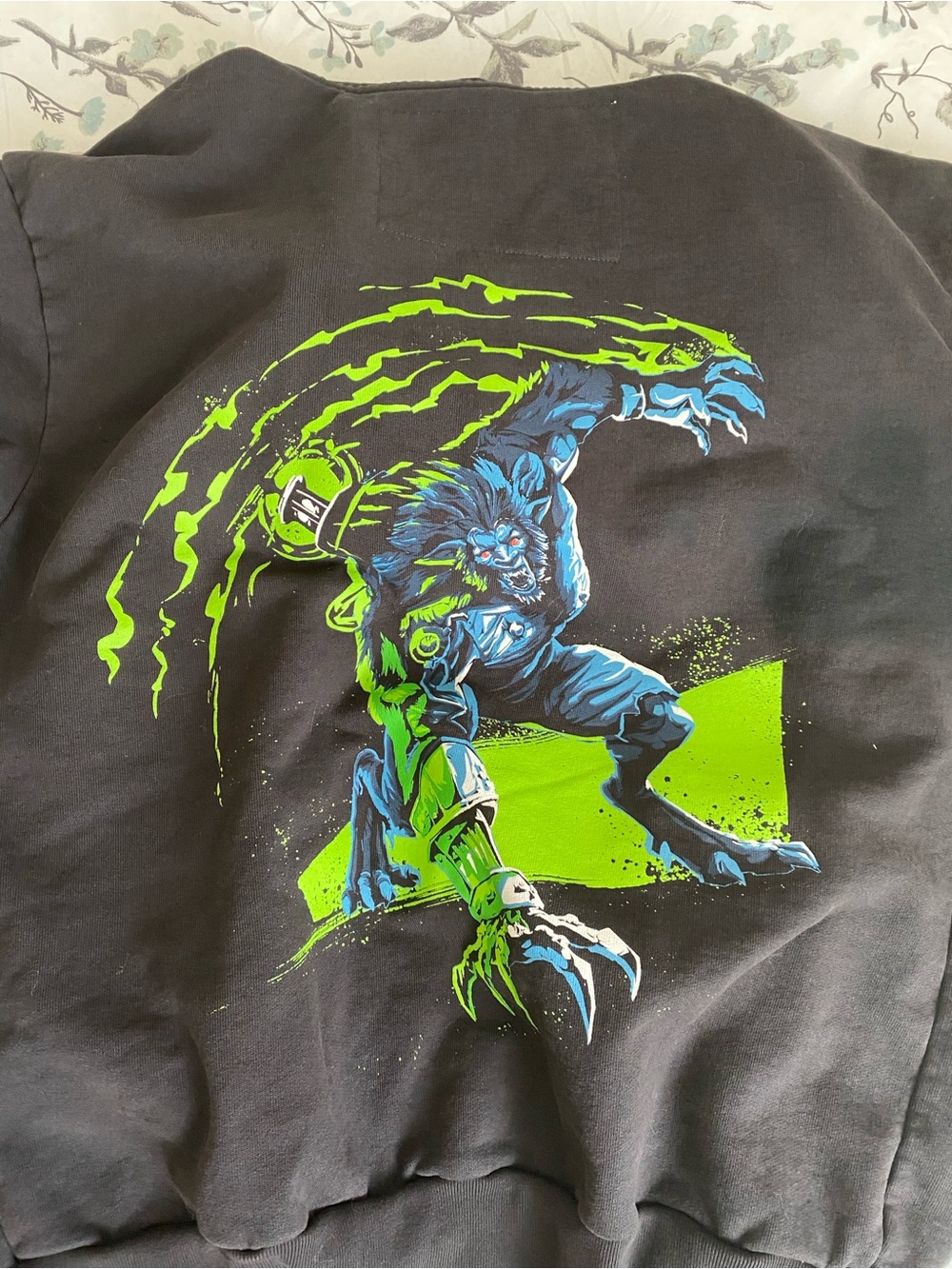Arcane Warwick Black Zip-Up Hoodie